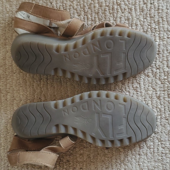 Fly London wedge sandals size 38 - Picture 6 of 6